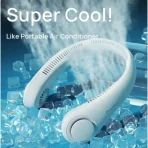 Bladeless Neck Fan with LED Display | 360° Wearable Cooling Fan (3000mAh) price