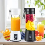 Mini USB Rechargeable Portable Blender | 6-Blade Smoothie Maker (380ML)