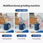 Electric Mini Spice Grinder | 500ml Stainless Steel Powder Grinding Machine (200W)
