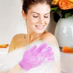 Shower Gloves | Body Scrub Mitt for Smooth & Glowing Skin - Image 3