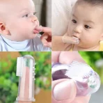 Silicone Baby Finger Toothbrush | Soft Infant Gum Cleaner (0–24 Months)