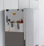 Refrigerator Dust Cover with Storage Pockets | Waterproof Fridge Top Cover (Single/Double Door)