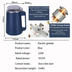 Smart Stainless Steel Spice Grinder | 500ml Electric Grinding Machine (Powerful & Compact) bd