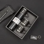 Lussata Premium Vacuum Flask Set | 500ml Insulated Bottle with 3 Stainless Steel Cups price