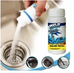 Drain Cleaner Powder | Kitchen Sink & Toilet Pipe Unblocker (110g) bd
