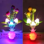 LED Sensor Dream Mushroom Lamp | Auto Night Light (Multicolor) price in bd