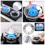 Gas Stove Energy Saver Cover | Windproof Flame Ring (Universal Round) bd
