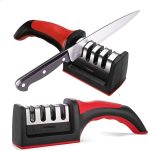 4-in-1 Multi-Stage Knife & Scissor Sharpener | Professional Kitchen Sharpening Tool bd