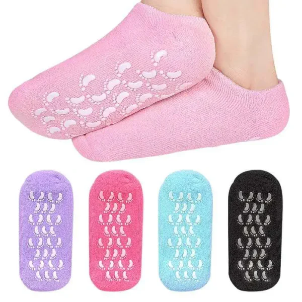 Moisturizing Spa Gel Foot Mask Socks | Cracked Heel Repair & Soft Feet Care