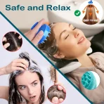Silicone Shampoo Brush | Scalp Massager & Deep Cleaning Hair Care Tool - Image 3