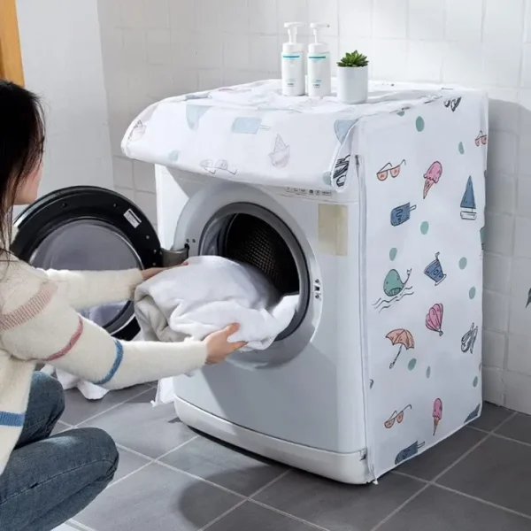 Waterproof Front-Loading Washing Machine Cover | Dustproof Zipper Cover (PEVA) online