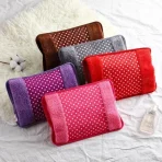 Electric Heating Pad Hot Water Bag | Rechargeable Pain Relief Heat Pad (Plush Cover)