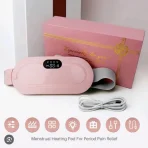 Warm Palace Belt – Period Pain Relief Heating Pad 3s Fast Heating | 3 Heat Levels | 3 Massage Modes | USB Rechargeable