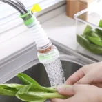 360° Rotatable Faucet Spray Head | Splash-Proof Tap Extender & Water Saver bd