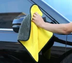 30×30 cm Double Layer Microfiber Towel Car | Bike | Home Cleaning Cloth