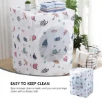 Waterproof Front-Loading Washing Machine Cover | Du bdstproof Zipper Cover (PEVA)