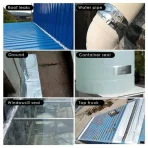 Strong Anti-Leakage Waterproof Aluminum Foil Butyl Tape Instant Crack Repair & Leak Sealing Solution