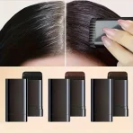 Instant Gray & White Hair Root Cover Up Stick – 2-in-1 Waterproof Touch-Up (Black/Dark Brown)
