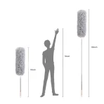Extendable Microfiber Duster | Bendable Long Handle Dust Cleaner (Up to 60 Inch)