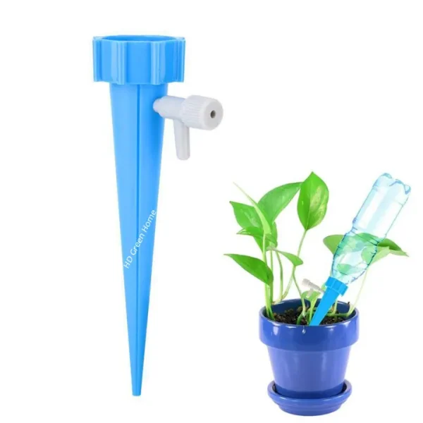 Plant Auto Watering Spike with Control Valve | Smart Drip Irrigation System (1/2 Pcs)