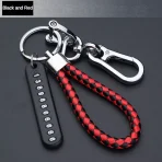 Anti-Lost Keychain with Phone Number Plate | Smart Key Ring for Car, Bike & Home online
