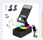 3 in 1 Mobile Stand with Speaker & Power Bank | 360° Rotating Phone Holder online