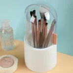 Capsule Toothbrush & Makeup Brush Holder – Dustproof Rotating Organizer price