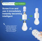 Smart AC220V Wireless Remote Control Lamp Holder bd
