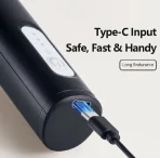 USB Rechargeable Handheld Egg Beater – 3 Speed Electric Milk Frother