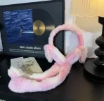 Moving Rabbit Ear Muffs – Plush Warm Ear Warmers (Unisex)