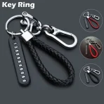 Anti-Lost Keychain with Phone Number Plate