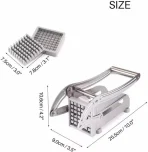 French Fry Cutter, Chipper & Chopper – 2-Blade Stainless Steel Vegetable Cutter price
