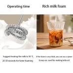 2 in 1 USB Rechargeable Mini Milk Frother – 3 Speed Portable Handheld Mixer online