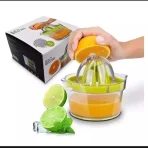4-in-1 Manual Juicer | Citrus Lemon Orange Squeezer with Measuring Cup & Grater bd