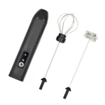 2 in 1 USB Rechargeable Mini Milk Frother – 3 Speed Portable Handheld Mixer price