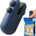 2 IN 1 Mini Bag Sealer Machine (USB Rechargeable) Heat Sealer + Cutter | Food Storage Clip | Portable Kitchen Gadget