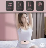 Period Pain Relief Heating Pad 3s Fast Heating | 3 Heat Levels | 3 Massage Modes