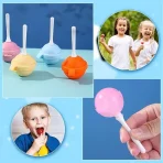 Premium Silicone Mini Lollipop Ice Mold Set (Buy 6 Get 12 Sticks / Buy 12 Get 24 Sticks)