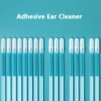 Premium 24Pcs Reusable Adhesive Silicone Ear Wax Cleaner Set – Safe & Washable Ear Pick Sticks for Kids & Adults