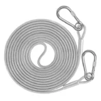 Heavy-Duty Stainless Steel Clothesline Wire with Safety Lock Hooks - Image 6