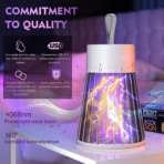 Eco-Friendly LED USB Electronic Mosquito Killer & Bug Zapper Lamp - Image 2